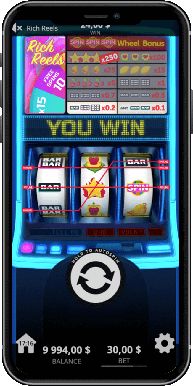 Rich reels Rich reels