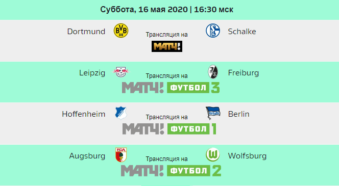 ФУТБОЛ: Прогноз на 26 тур Чемпионата Германии-2019/2020